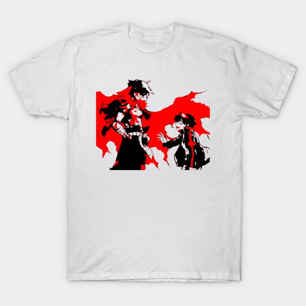 Kamina and Simon Gurren Lagann T-Shirt by OtakuPapercraft